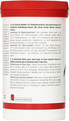 Miniatura 3 de Miele Care 09043380 Descalcificador en polvo para limpiar y desinfectar lavadoras