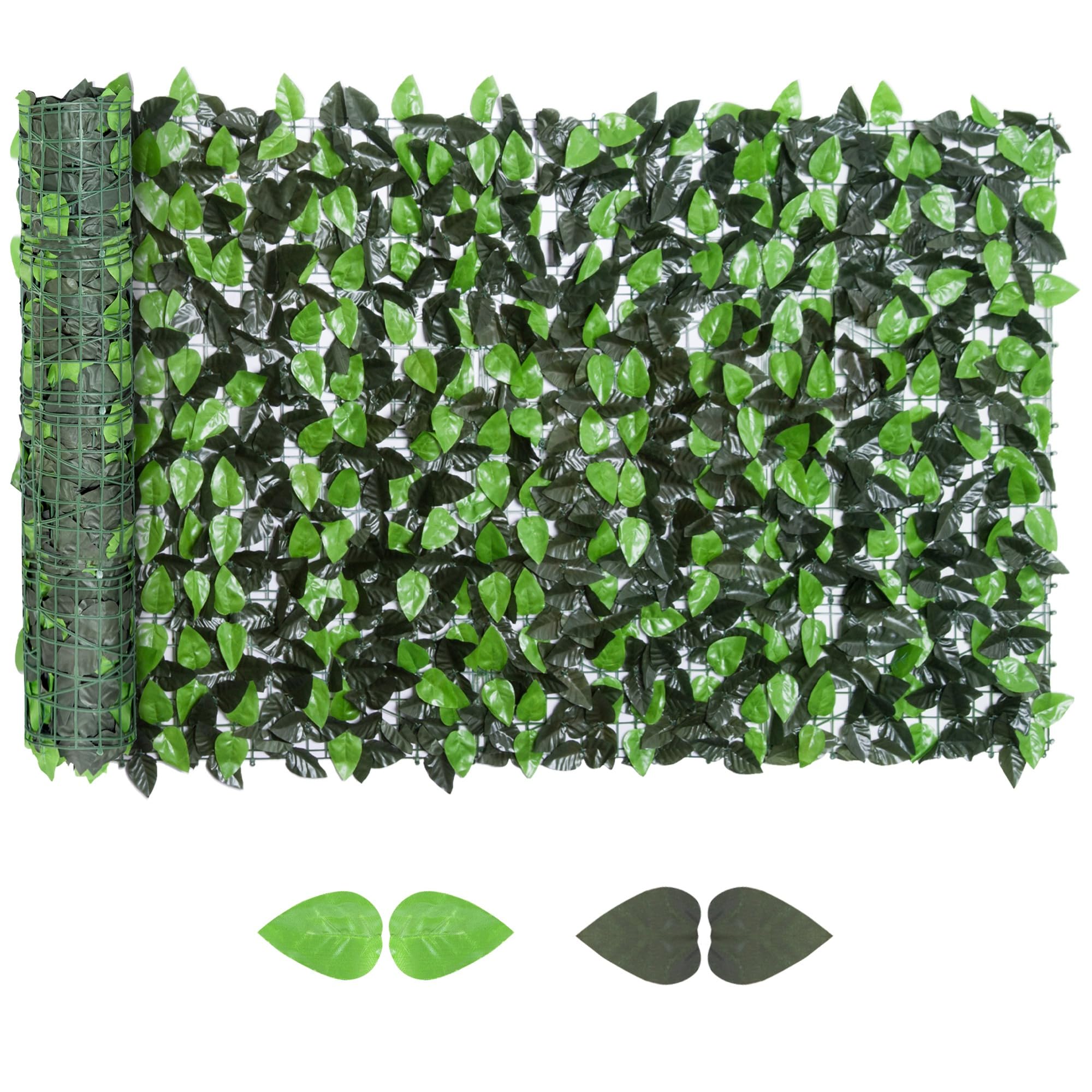 Outdoor Garden Privacy Zaun Wand Bildschirm Dekor mit künstlichen Efeu Faux Leaf