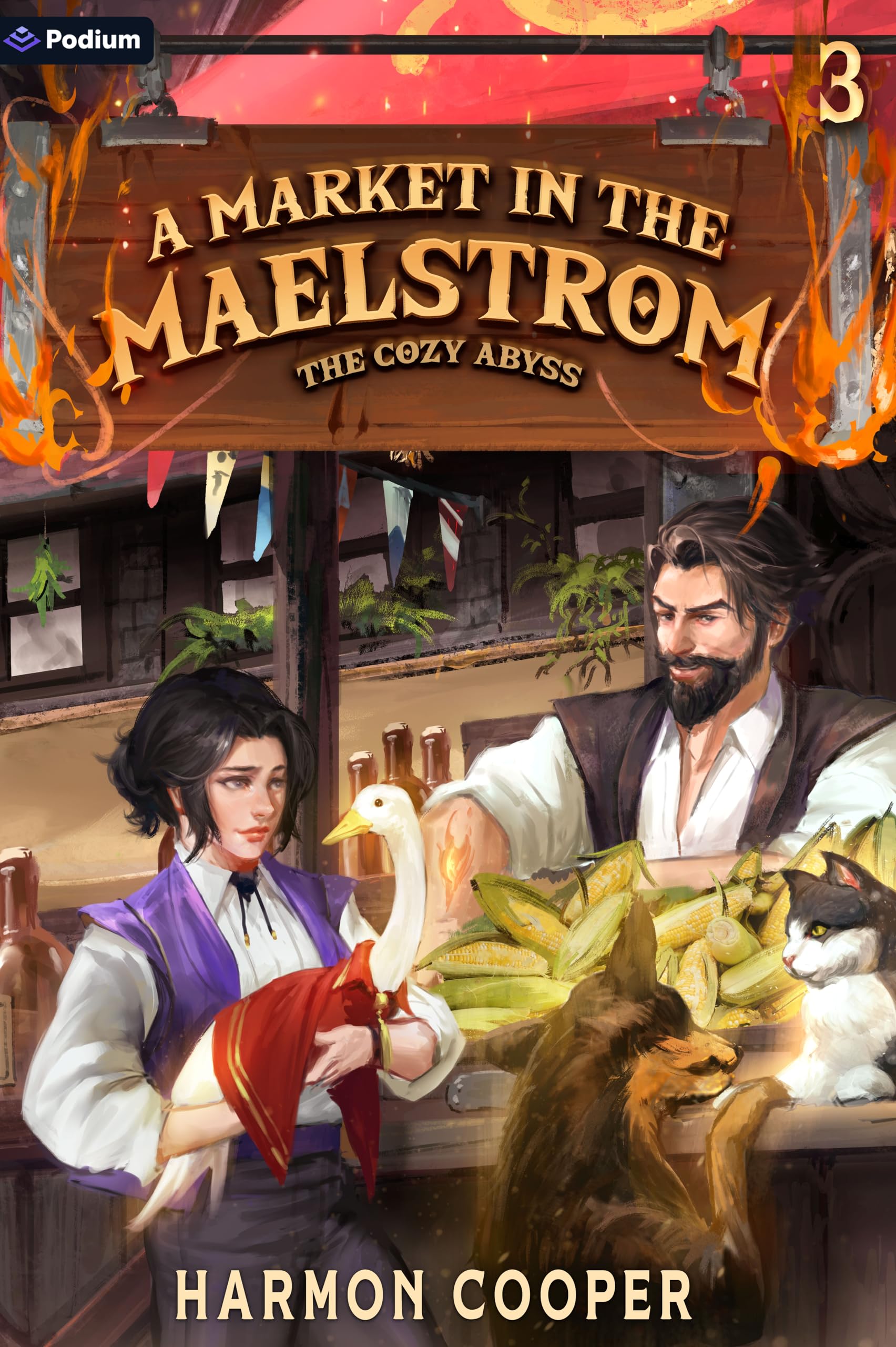 A Market in the Maelstrom: A Slice-Of-Life Litrpg Adventure: 3 (The Cozy Abyss)