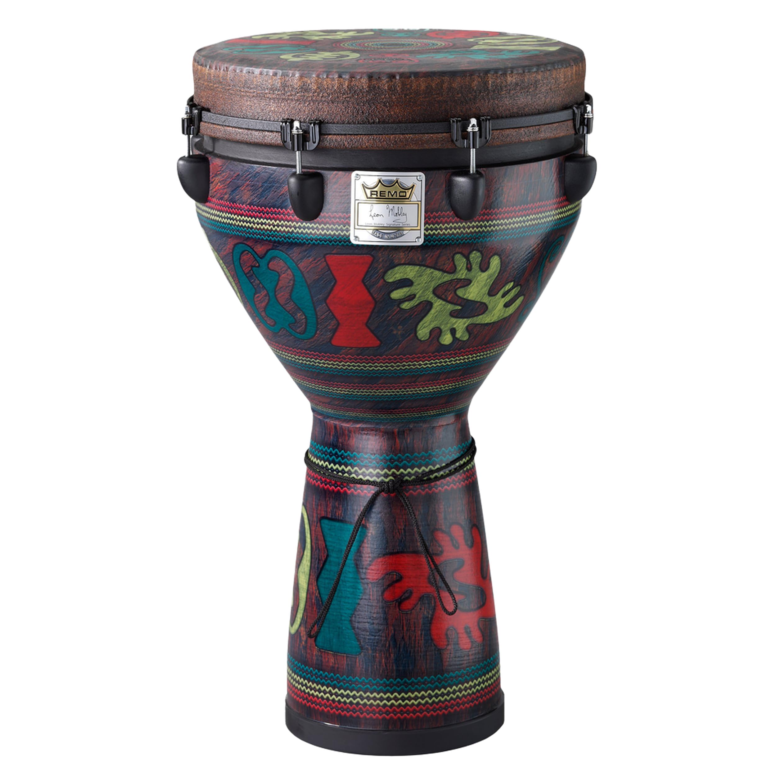 REMO ( レモ ) DJ-0012-PM ジャンベ プロラケケース付き！ Mondo Djembe Drum - Adinkra, 12