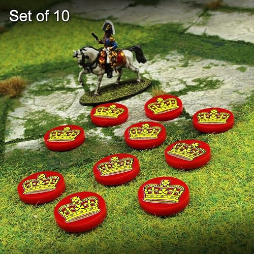 Vista 52 de LITKO Ficha Napoleónica Miniaturas Históricas Wargame Game Pieces Paquete de 10 (francés)