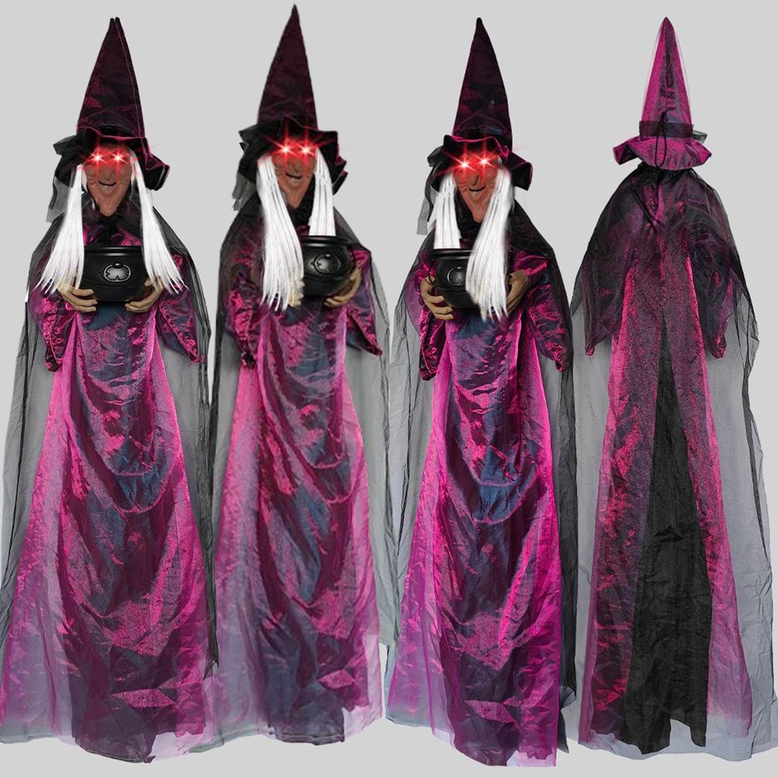 Halloween 180 cm Animowane Krzyczące Rekwizyty Zewnętrzne