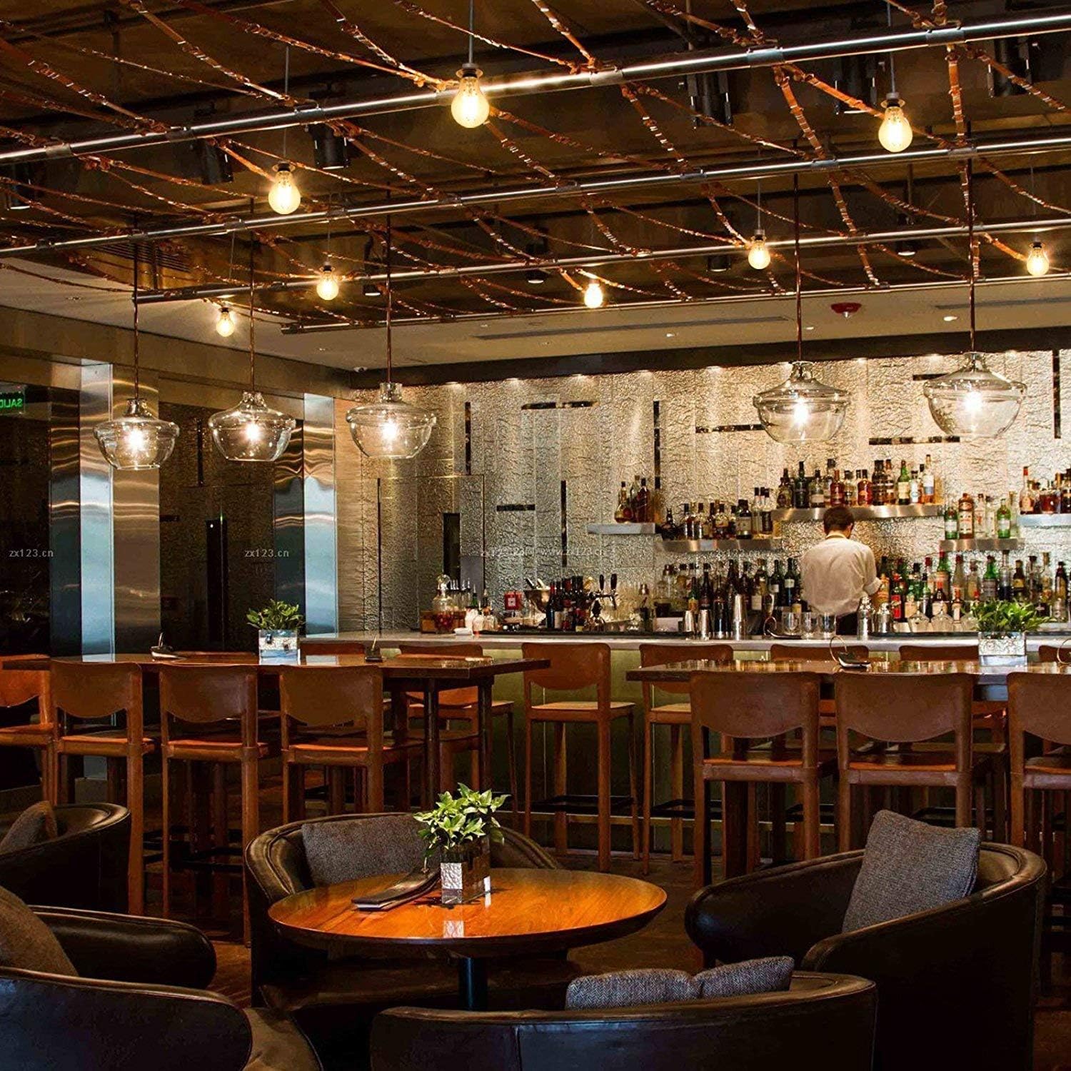 Ascher 60 Watt Equivalent, E26 LED Filament Light Bulbs, Warm White 2700K, Non-Dimmable, Classic Clear Glass, A19 LED Light Bulb with 80 CRI, Pack of 6 - Image 7