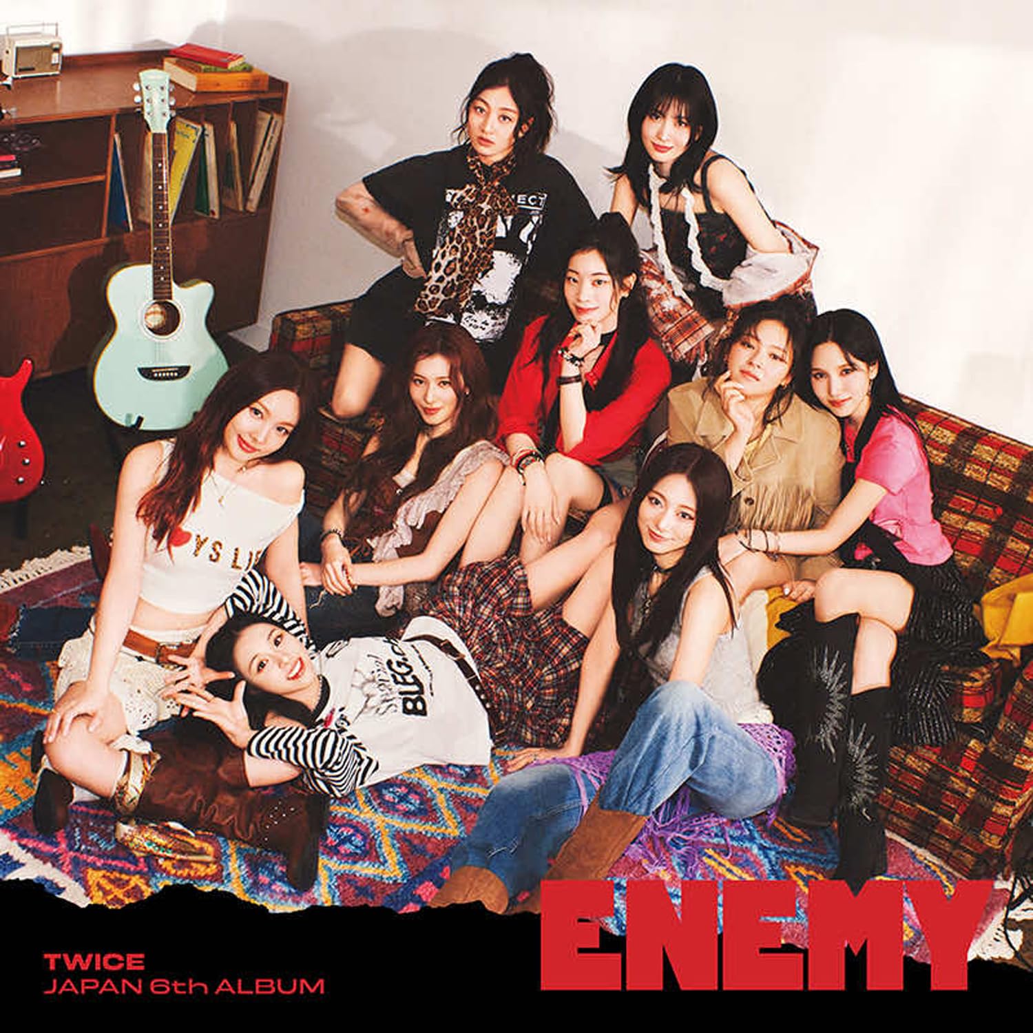 TWICE - Japan 6th Album [ENEMY] (Regular Ver.) CD + Booklet + 5