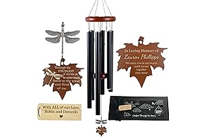 Personalized Memorial Wind Chimes: A Cherished Remembrance for Loved Ones