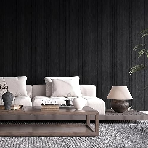 Miniatura 7 de Paquete de 10 paneles acústicos grandes, paneles de pared autoadhesivos insonorizados de 48 x 24 x 0.47 pulgadas, paneles de alta densidad a prueba