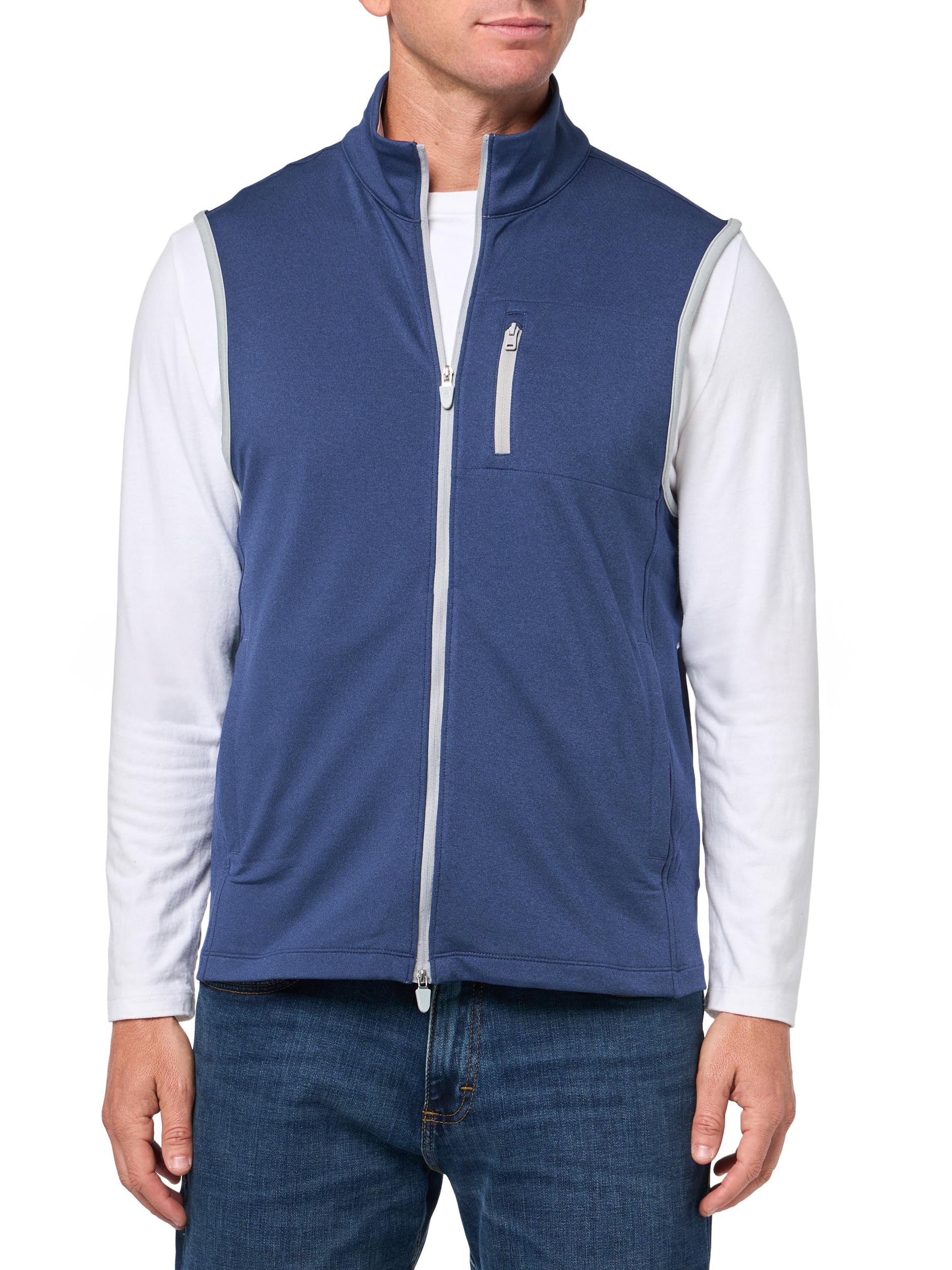 

                                                    Brooks Brothers KNT PERF FULL ZIP VEST