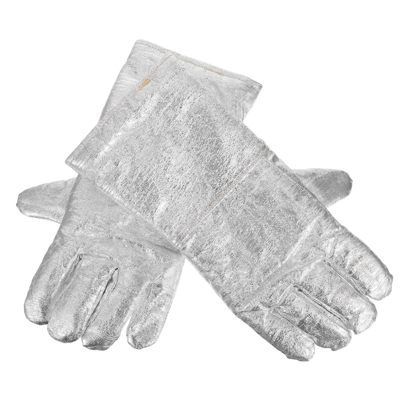 Guantes de Soldadura Resistentes al Calor Aluminio Guantes Industriales para Fundición y Manejo Químico Protección Térmica Flexible y Ligera para Trabajo Hornos y Calderas