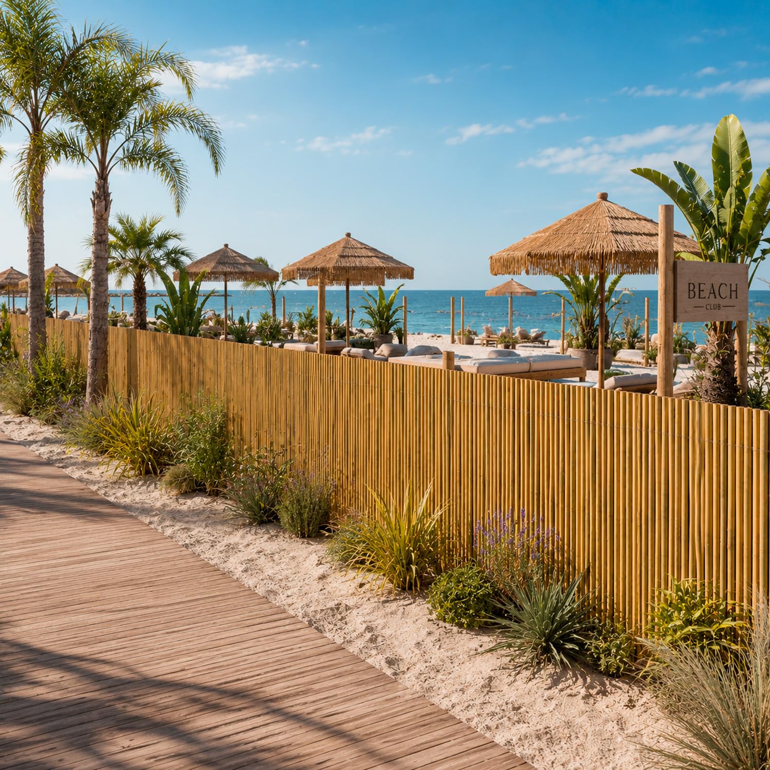 Arella In Bambù Naturale Per Recinzione E Copertura Da Esterno Schermatura Privacy Stuoia Canna Cannette Bamboo Ombreggiante Per Giardino Terrazza Balcone Gazebo 2x3 Metri