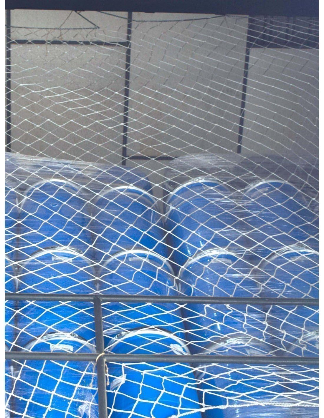 Jardin202 - Red de Protección Vertical Homologada para Construcción - 5x10m con Cuerda Perimetral y Sujeción a Pescantes