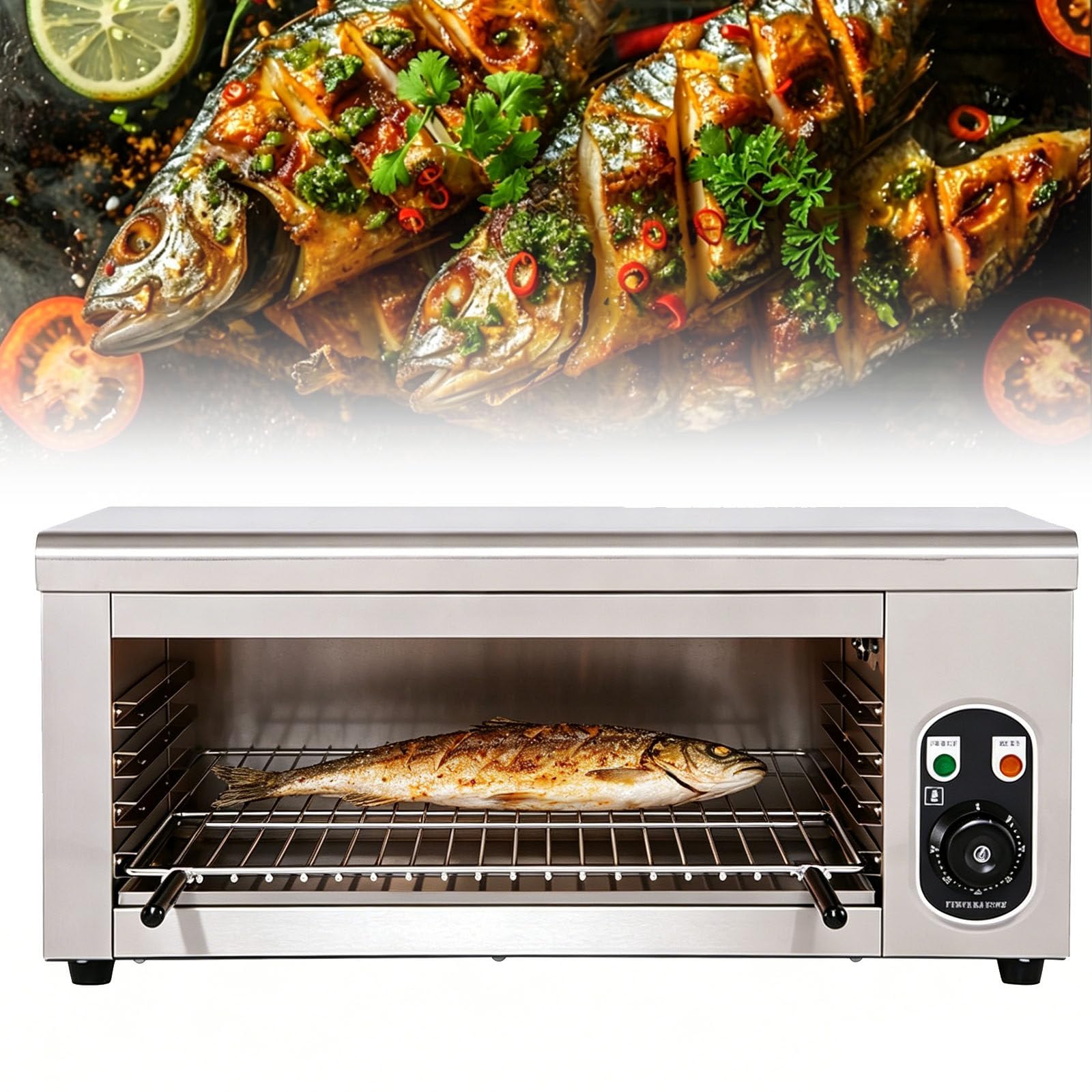 Electric Steak Broiler, Cheese Melter, Commercial Salamander Broiler