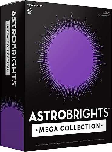 Astrobrights Mega Collection, cartulina coloreada