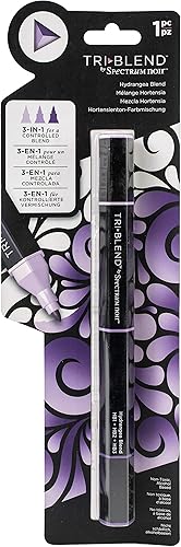 Spectrum Noir Blend Triblend - Marcador de alcohol mezclable, 3 colores en 1 pluma