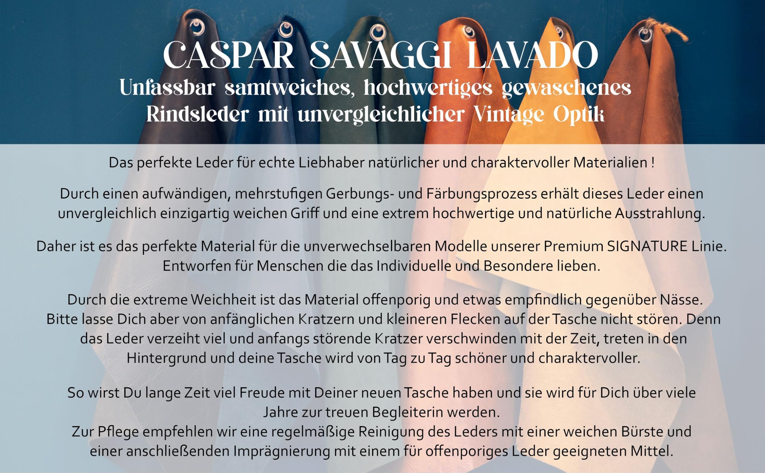 Caspar Elegante Leder Clutch Abendtasche aus samtweichem Nappaleder Damen Umhängetasche - PREMIUM LINE - Modell No.322 - Made in Italy