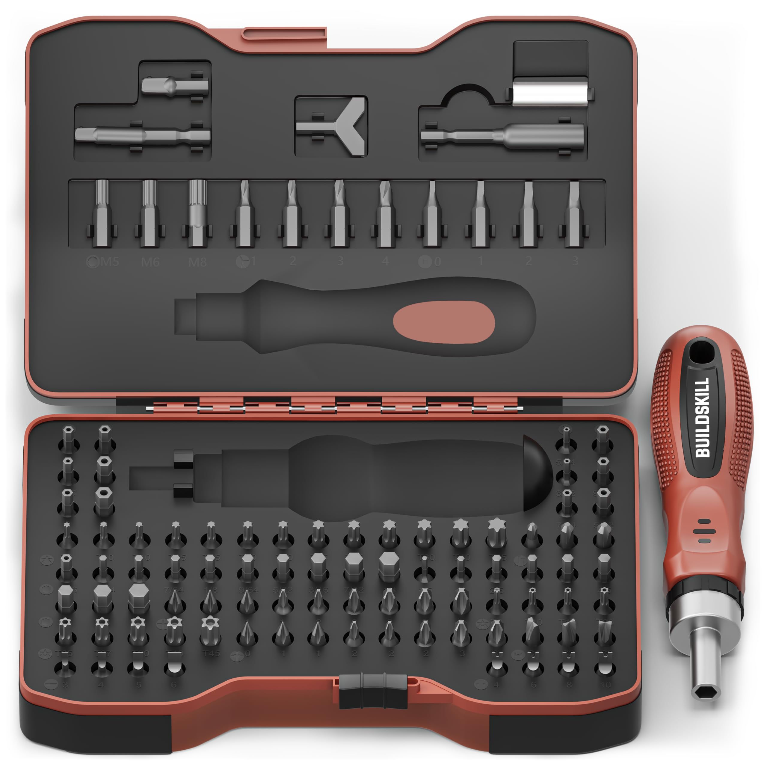 BUILDSKILL 101 Piece Ratchet Screwdriver Kit - Repair Tools -1 BUILDSKILL 101 Piece Ratchet Screwdriver Kit - Repair Tools -1