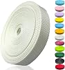 Nylon Webbing 1 Inch 1.5Inch Wide, Heavyweight Webbing Strap 12 Yard, Nylon Straps for Indoor or Outdoor DIY Gear Repair, Pet Collars, Crafts