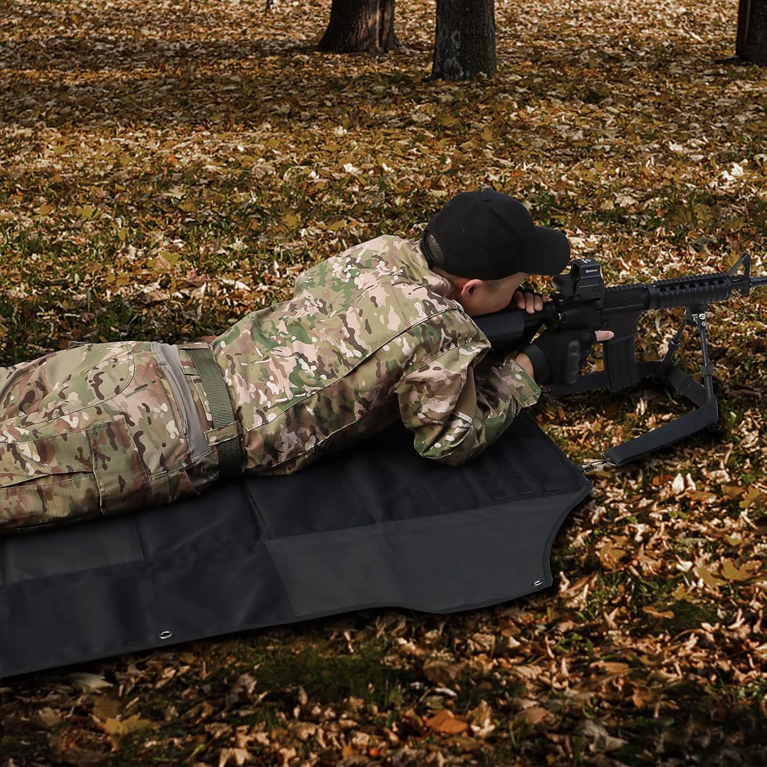 cavebear Shooting Mat Padded, Outdoor Tactical Roll Up Shooting Mat for Range Shooting and Hunting Non Slip Durable Shooting Mats Prone Padded Hunting Accessories : Sports & Outdoors