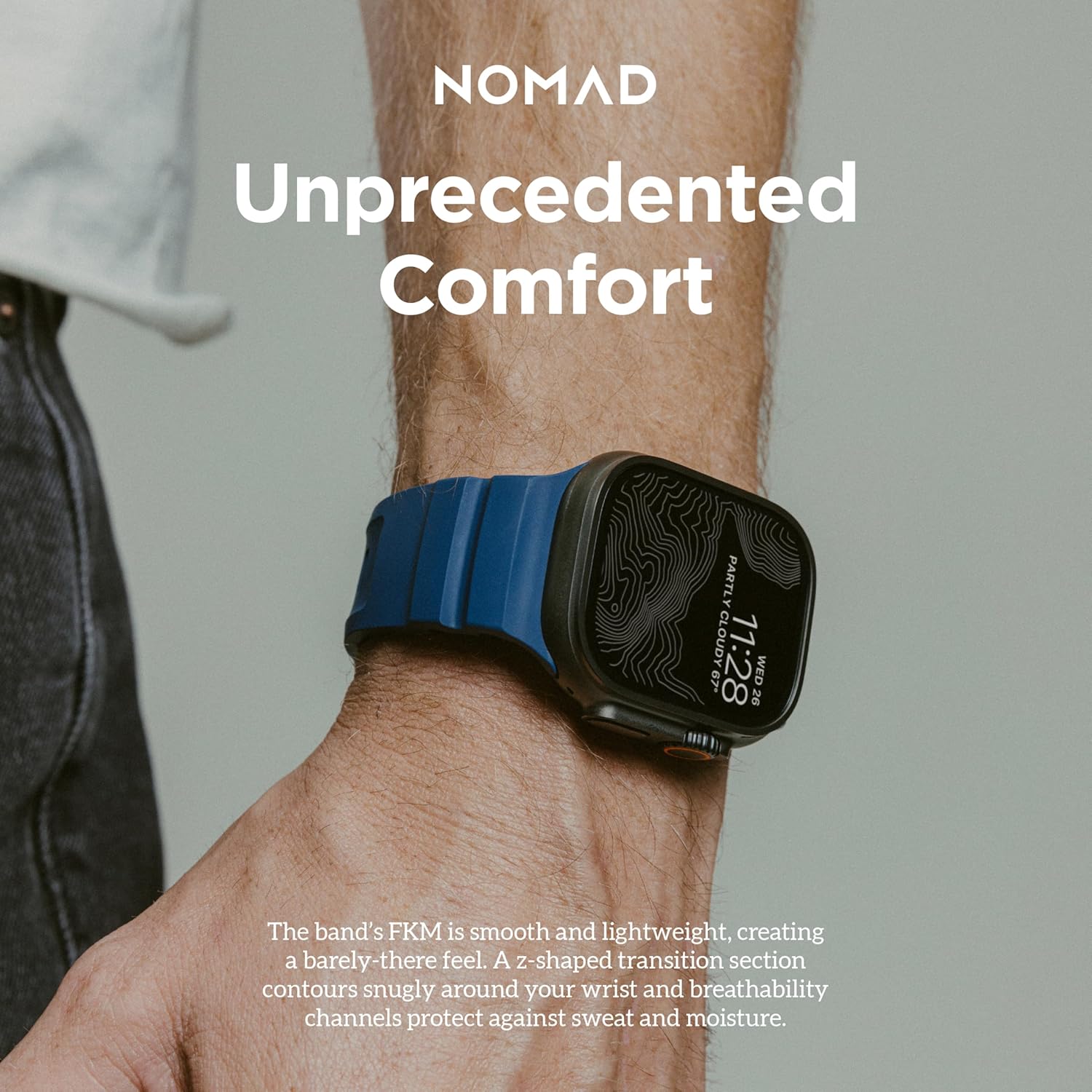 NOMAD Apple Watch Sport Band Rocky Point Apple Watch Band with Titanium Hardware
