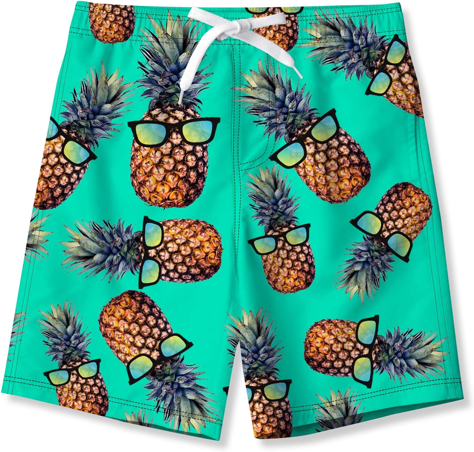 BFUSTYLE Kids Boys Swim Trunks Mesh Lining Water Resistant Beach Shorts 5-14 Years