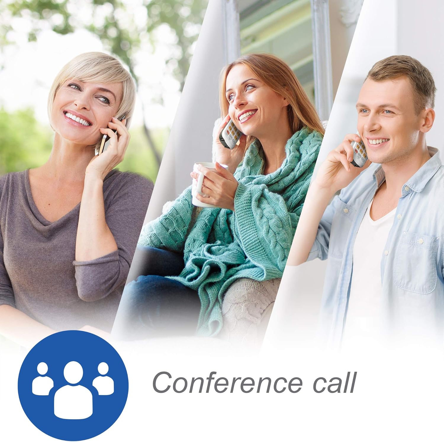 AT&T EL52203 2-Handset Cordless Phone System with Caller ID/Call Waiting - DECT 6.0 - Upto 14 Minutes Recording Time