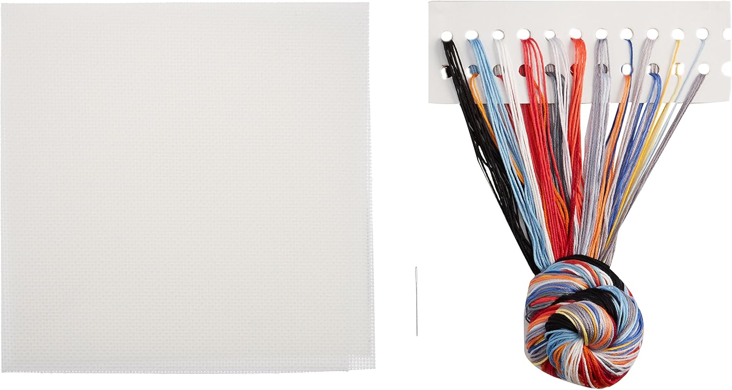 Janlynn Soccer Counted Cross Stitch Kit-16"X7" 14 Count