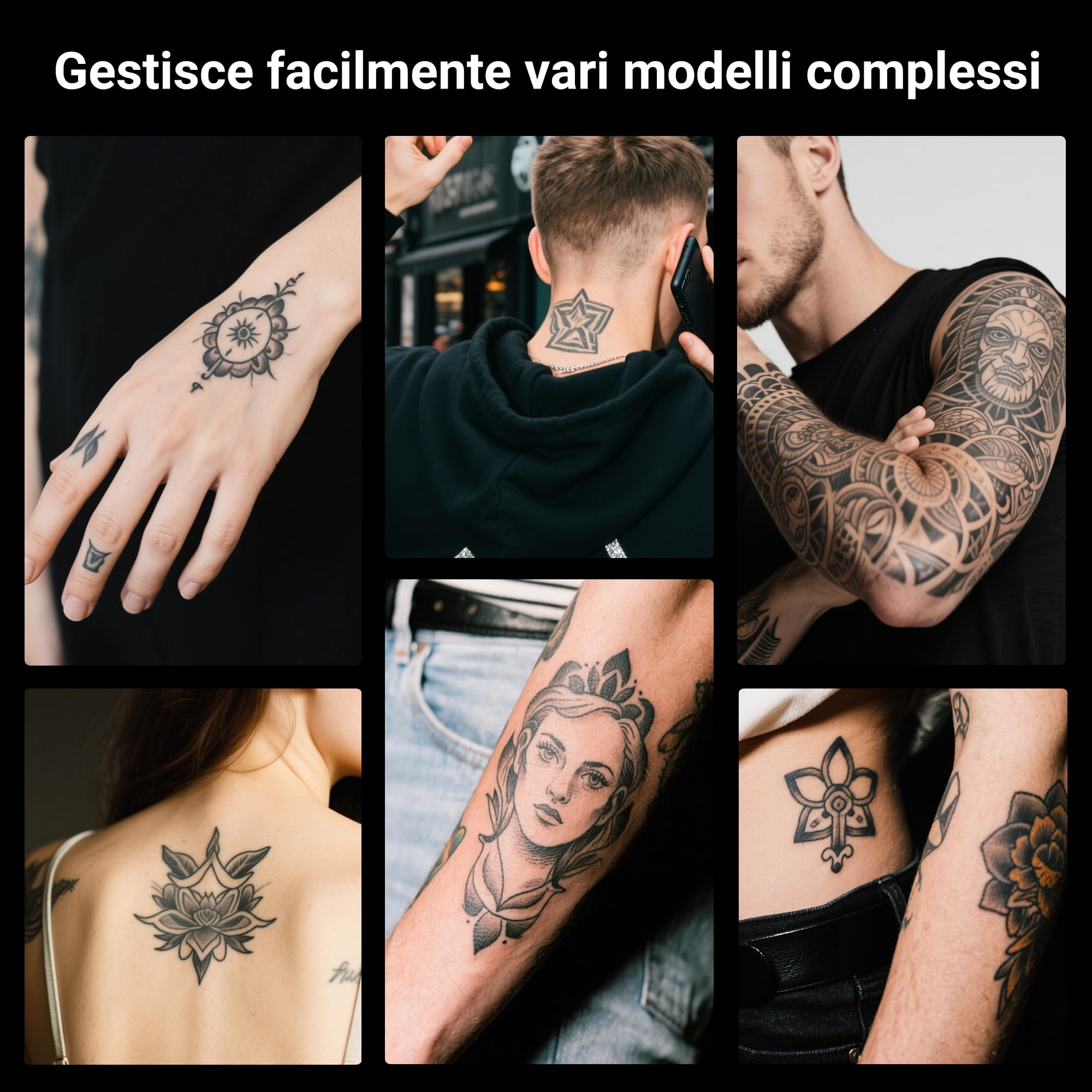 ORGBRO X8 Stampante Stencil Tattoo Bluetooth Stampante per Tatuaggi Termica | con 30 Fogli Di Carta per Tatuaggi Compatibile con Smartphone, Tablet e PC, per Artisti e Principianti