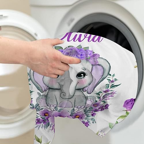 Miniatura 25 de Butterfly Custom Baby Blanket with Name Personalized Baby Blanket for Girl Boy Birthday Chirstmas Gift Customized Baby Receiving Blanket for Newborn