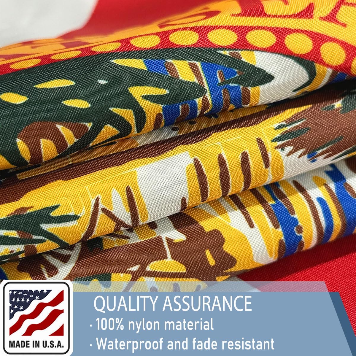 Florida State Flags 2x3 Outdoor Heavy Duty Double Sided Nylon Vivid Color Anti-Fading with 2 Brass Grommets for Home/Company/Indoor Outdoor Decoration