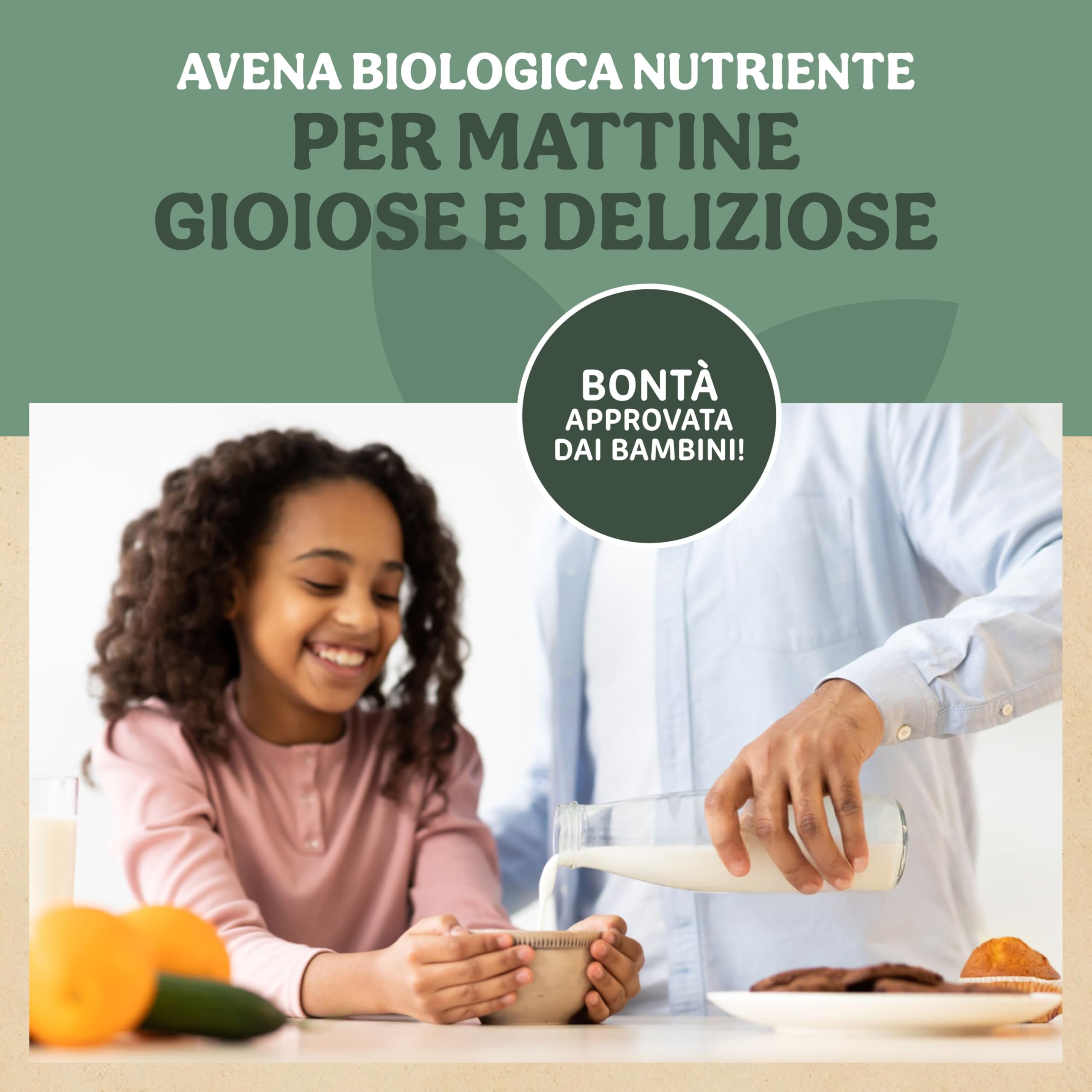 Probios Fiocchi d'Avena Integrale Mignon Biologici Senza Glutine - Avena Integrale per Porridge e Colazione - Alto Contenuto di Fibre e Proteine ​ ​​- Confezione da 6 da 500g