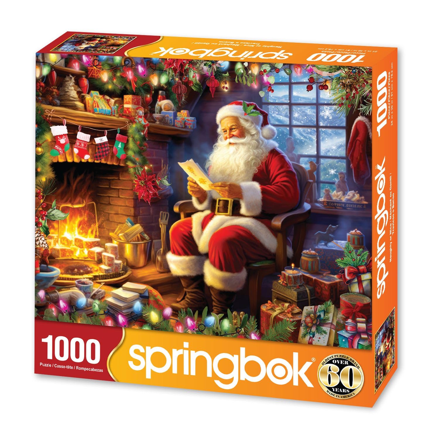 Amazon.com: Springbok's Naughty or Nice 1000 Piece Jigsaw Puzzle