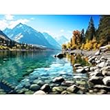 500 Piece Puzzle for Adults, Jigsaw Puzzle,Glacier Park Jigsaw Puzzles 500 Pieces Birthday Party for Family Kids and Adults Funny Puzzle