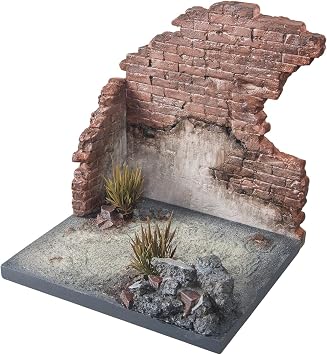 112 16 Wrecked House Model Decoration Resin Micro Landscape Simulation