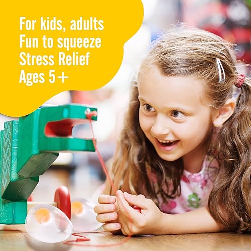 Miniatura 5 de Yema de huevo para aplastar, juguete de agua salpicable para alivio del estrés (2 packs), 2