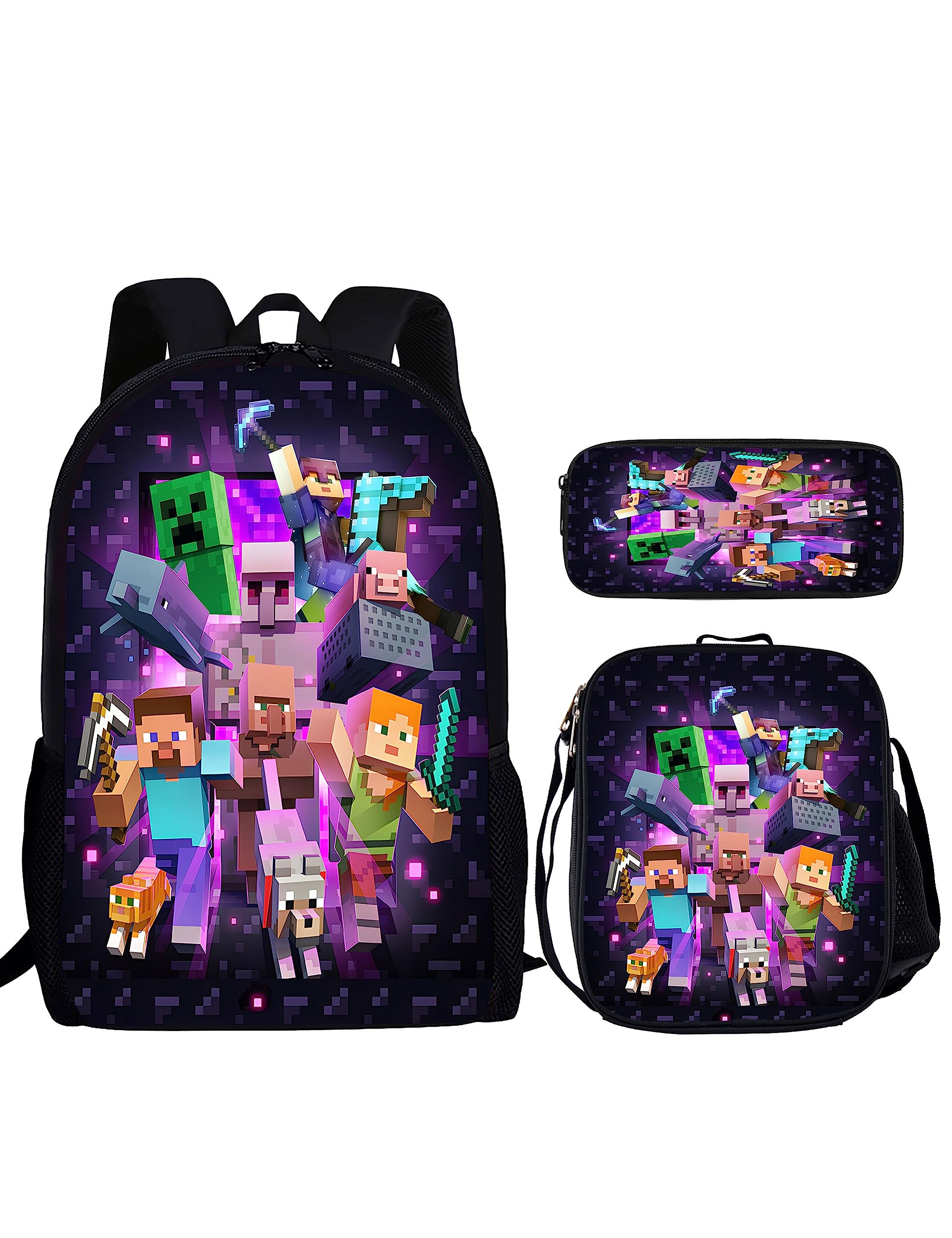 Game Cartoon Backpack, Anime Casual Backpack Travel 16 Inch Backpack ...