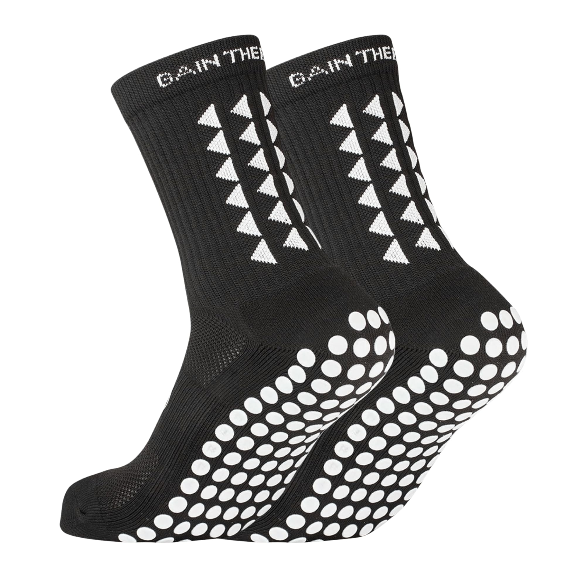 Gain The Edge Football Grip Socks 3.0-2pc and 4pc Set - Non Slip Football Socks - Updated Model — view 6