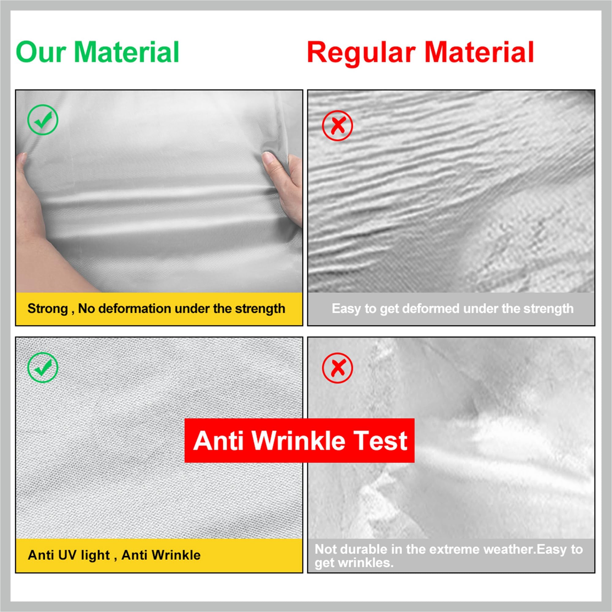 RATCHROLL 3L Waterproof Full Car Cover UV Rain Resistant Protection 4 75M 1pcs Replacement Car Parts — view 6