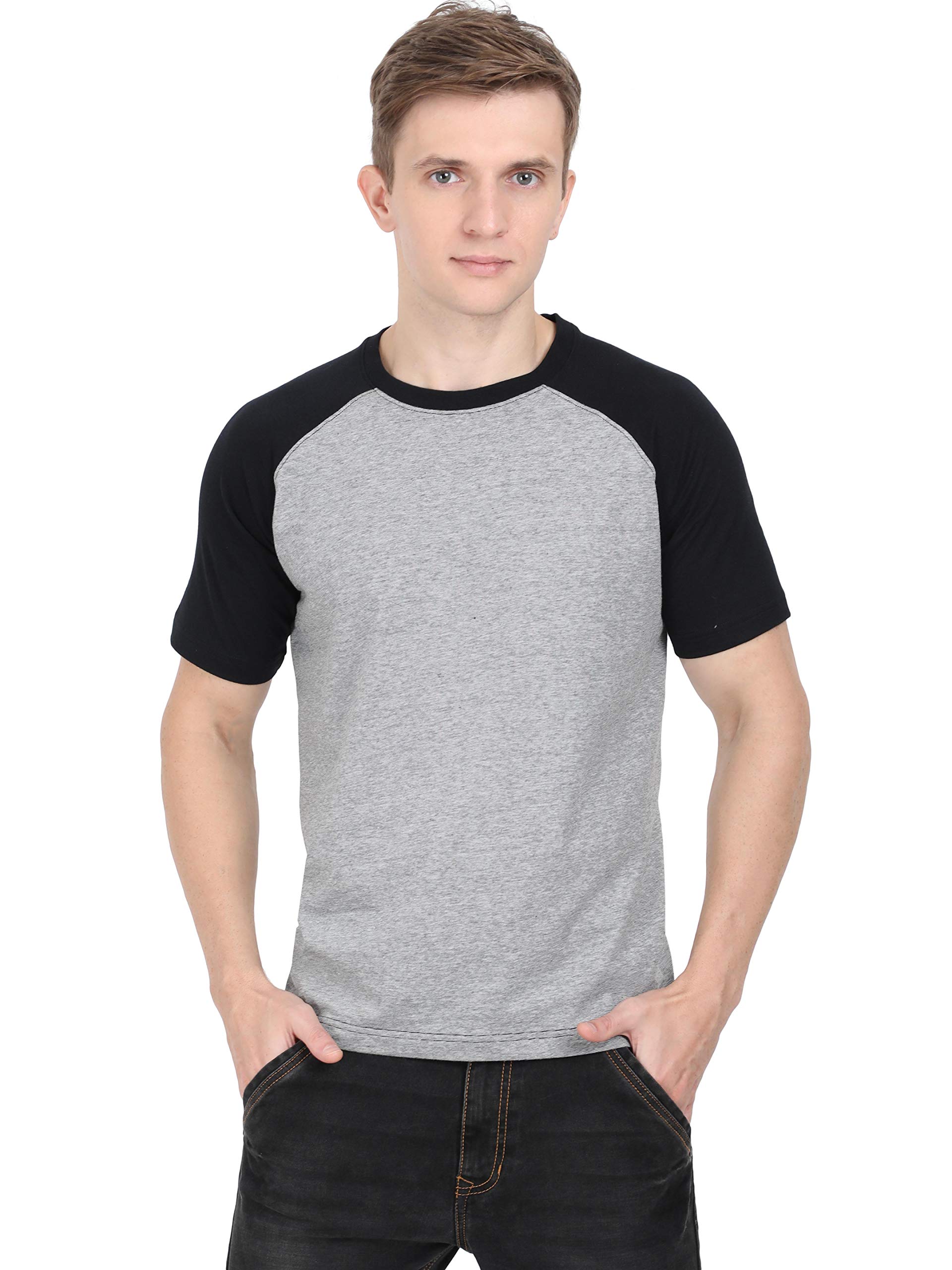 ECOLINE ClothingEco-Friendly Men's 50/50 Blend Basic Raglan T-Shirt