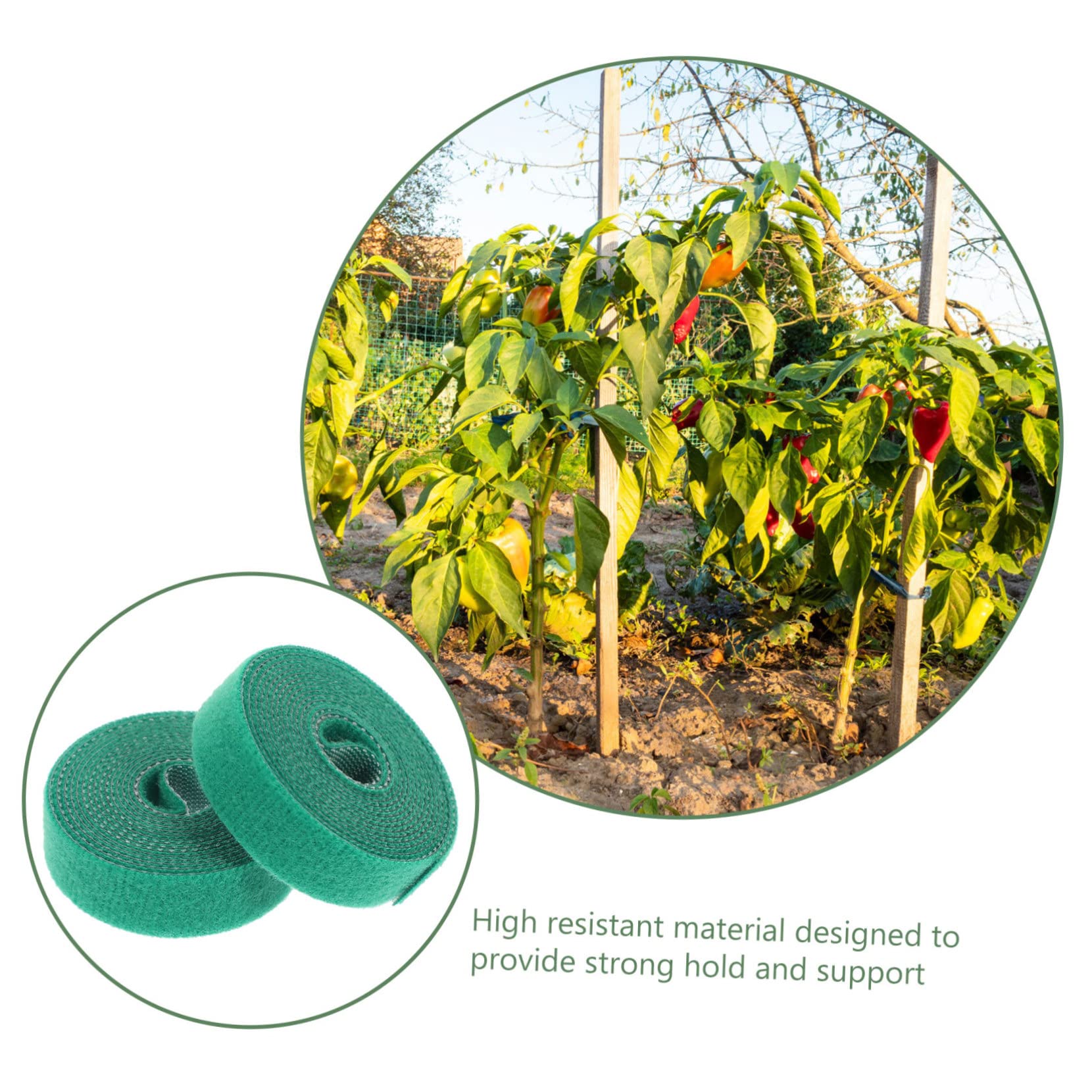 Supvox 5 Sets Gartenbinder Für Pflanzen Nylon-pflanzenbinder Starker Halt Gartenstützbänder Für Gartenbedarf 2 Stück * 5