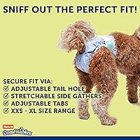 Vista 6 de Hartz Comfitables - Pañales desechables para perros, talla XXS, 42 unidades, ajuste cómodo y seguro, fácil de poner, pañal súper absorbente