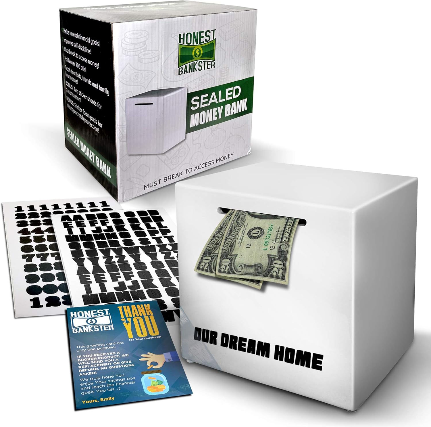 Piggy Bank for Adults Piggy Bank Break to Open Money