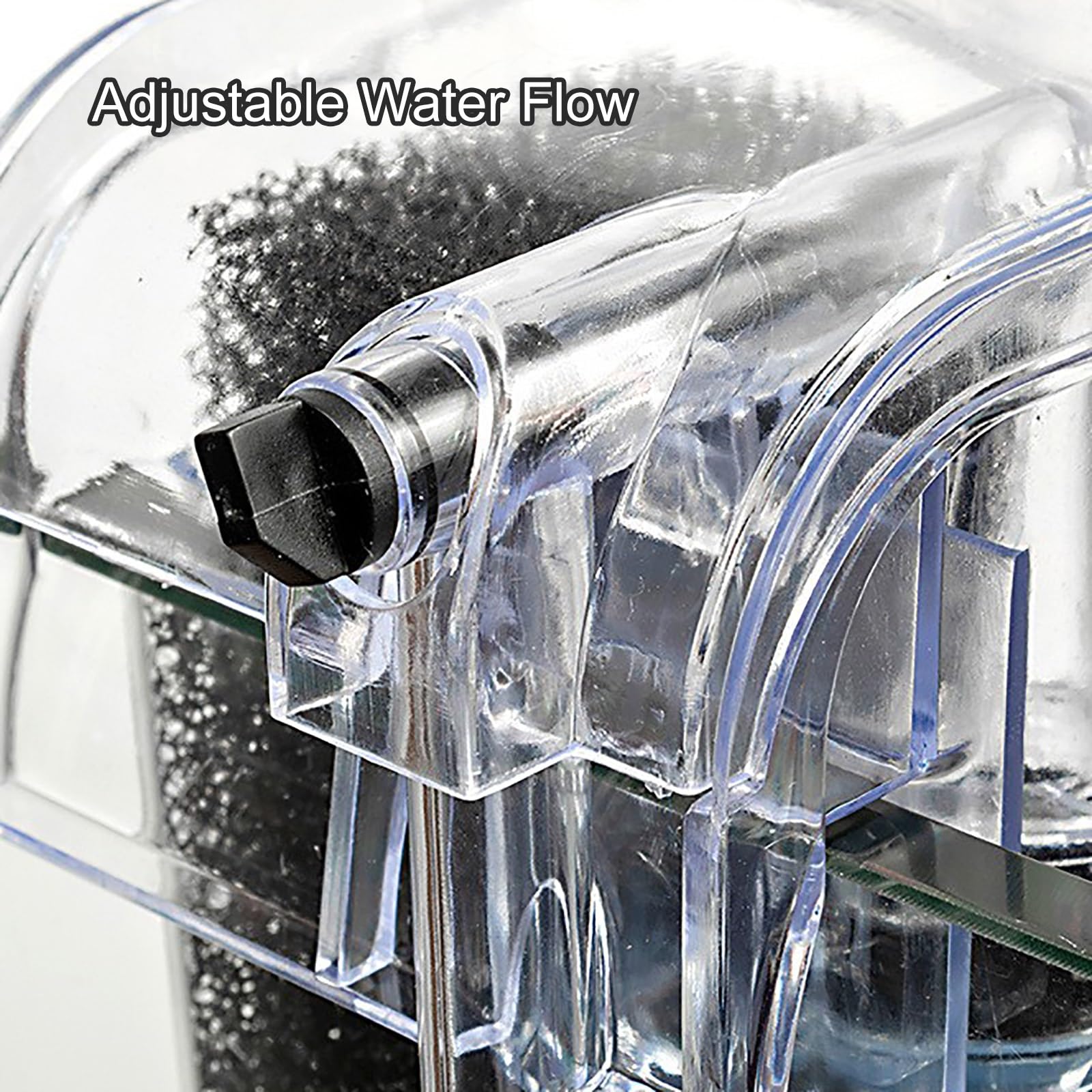 Kit di Avviamento per Acquario Betta – Aquario Pesci Rossi con Base in Legno, Luce LED, Pompa Dell'acqua – Acquarios per Tartarughe Rossi per Principianti(20 * 30cm/7.8 * 11.8in)
