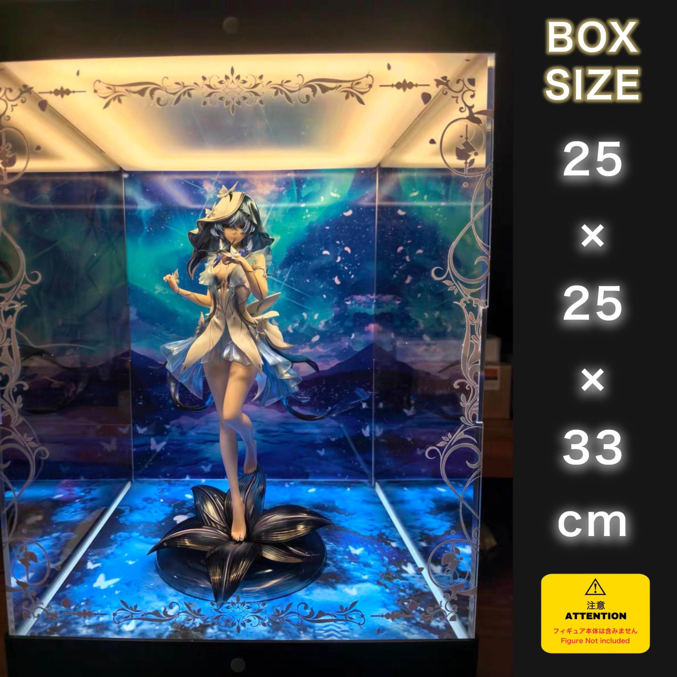 Amazon.co.jp: 専用 フィギュアケース LED コレクション ショーケース