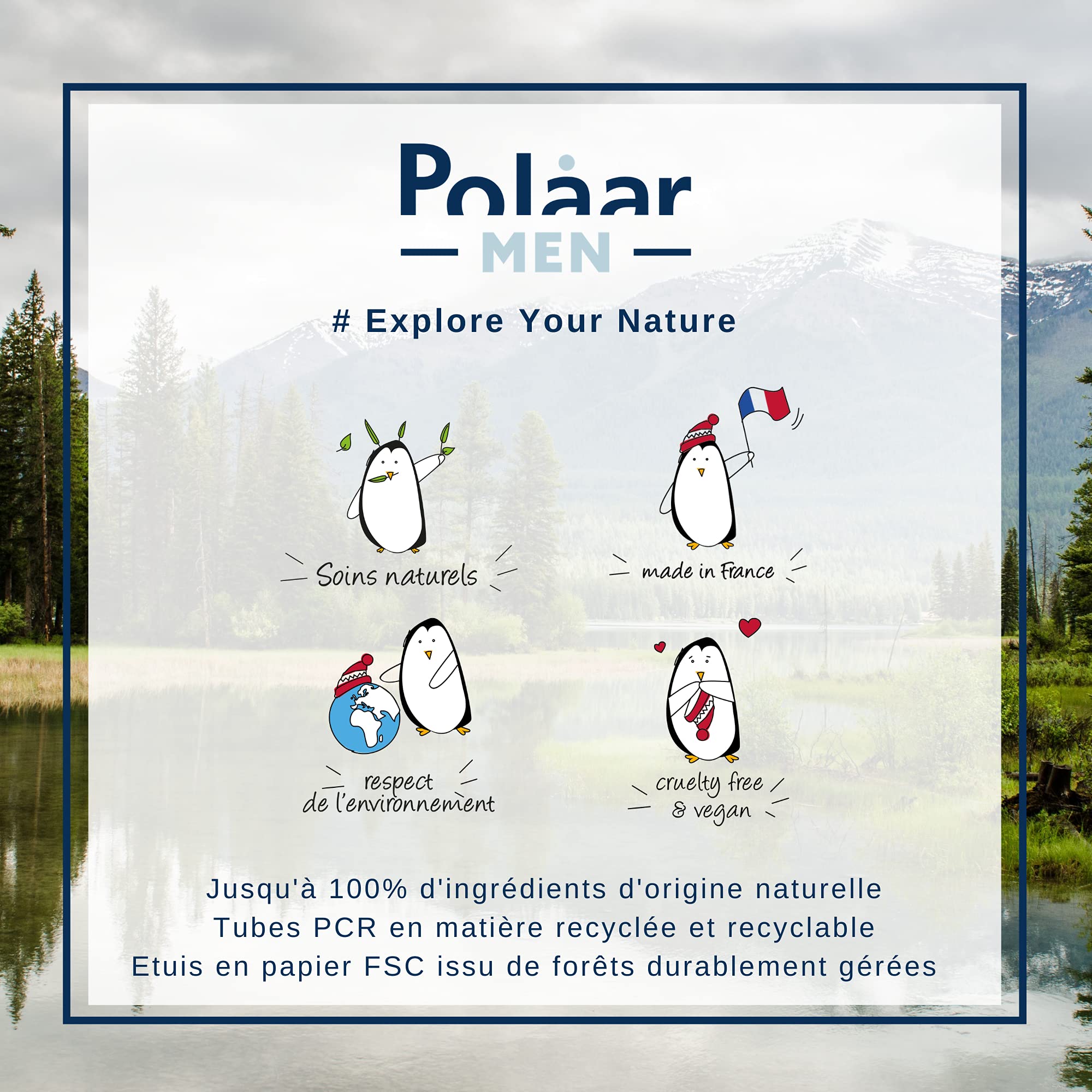 Polåar Men Regard de Glace, Soin Yeux Anti-Rides, Cernes & Poches au Ginseng de Sibérie 1 Unité