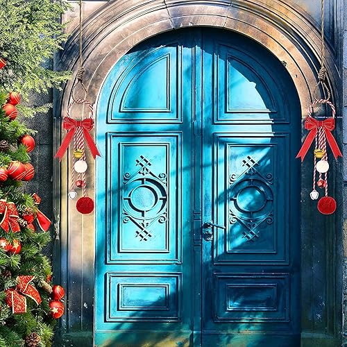 Miniatura 5 de BronaGrand 100 campanas de cruz pequeñas multicolores, cascabeles de Navidad, campanas de metal para manualidades, pulseras, collares, tejer, hacer