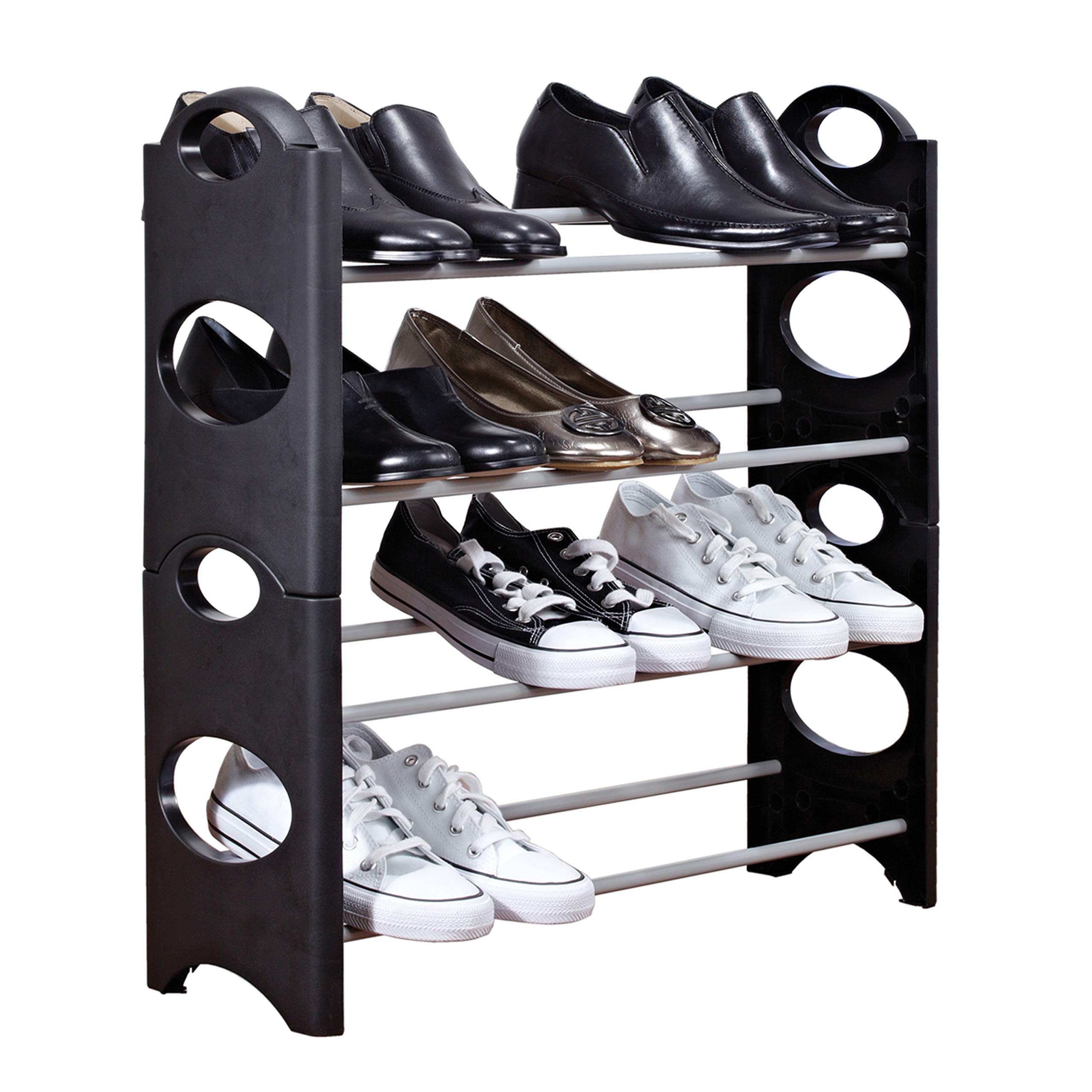 【ヒステリックグラマー】ノベルティSTACKABLE SNEAKERS RACK Amazon.com: Simplify 12 Pair Stackable Shoe Rack | 4 Tier | Free