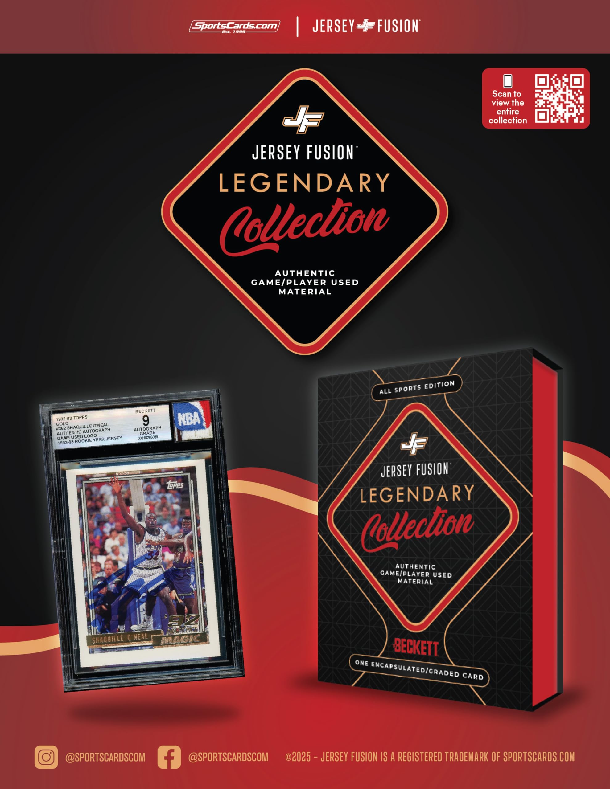 Amazon.com: 2025 Jersey Fusion Legendary Collection Hobby Box