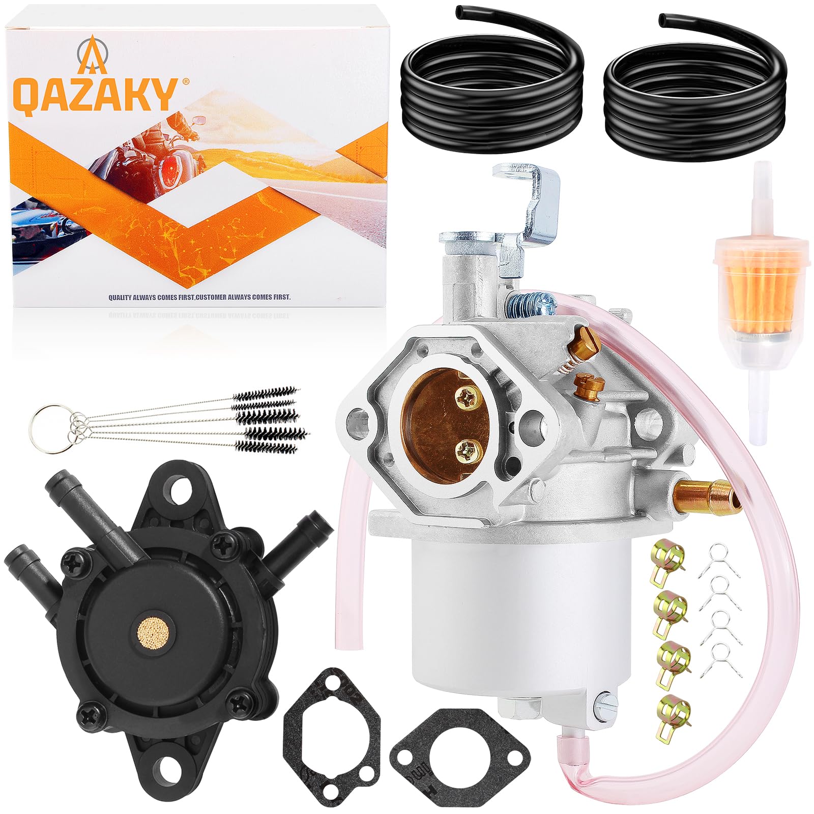 Amazon.com: QAZAKY FE350 Carburetor + Fuel Pump Compatible with
