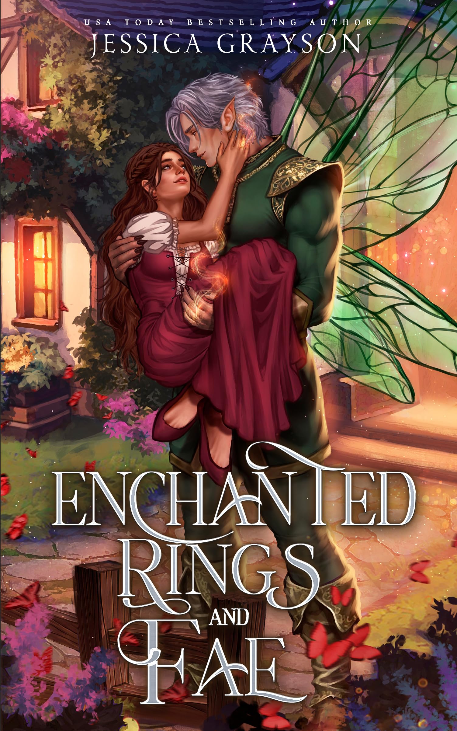 Enchanted Rings and Fae: A Cozy Fantasy Romance (Oakvale Ever After Book 2)