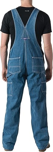 Miniatura 2 de Big Smith Men's Stonewashed Bib Overall