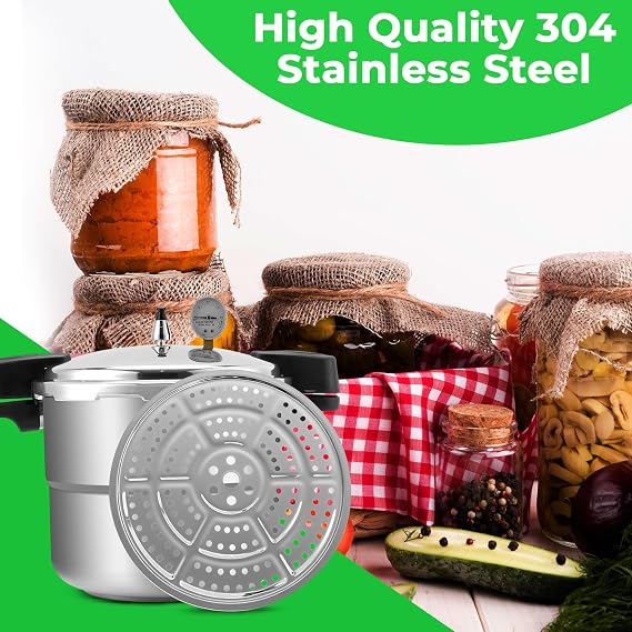 Gadget Beyond Stainless Steel Canning Rack for Pressure Canner & Cooker - Compatible with Presto, All American & More, 11-Inch 2 Pack